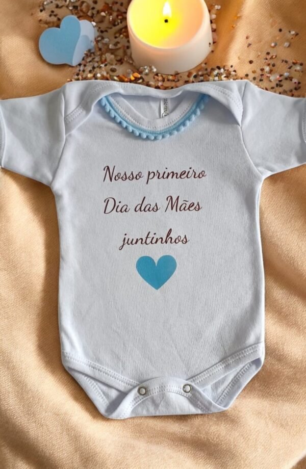 Body dia das Mães Menino
