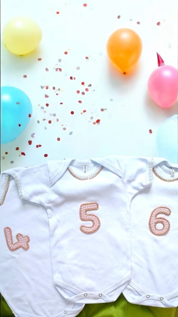 Kit Mêsversário Menina 4º a 6º mês
